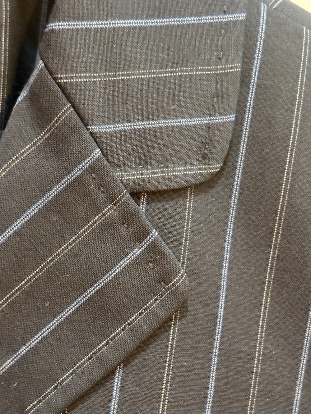 LOFT Navy Pinstripe Women's Blazer - Picture 12 of 12